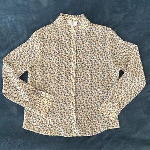 NEW Floral Button-Up Shirt